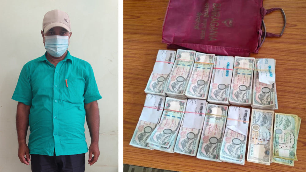 स्रोत नखुलेको ११ लाखसहित एकजना पक्राउ